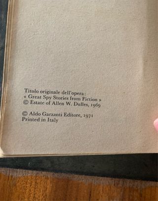 Grandi storie di spie di Allen Dulles raccolta