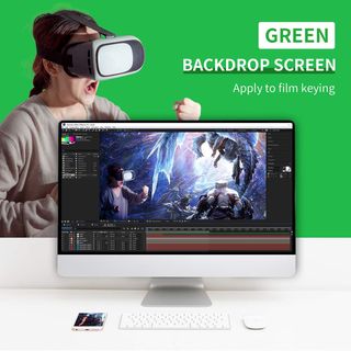 Fundo Verde Chroma Key 3x6m Algodão