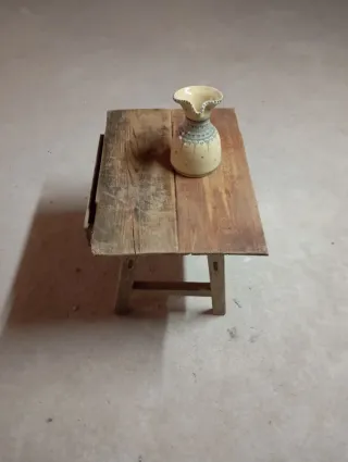 🇪🇦Mesa baja madera antigua, cocina y matanza🇪🇸