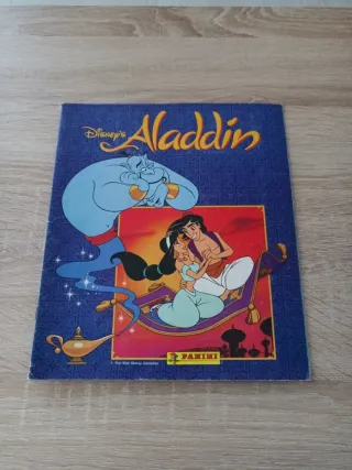 Álbum Cromos Disney Aladdin Panini completo