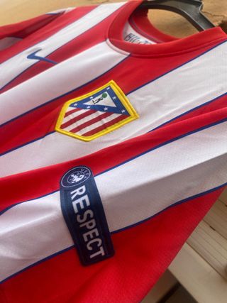 Camiseta Atlético de Madrid UEFA 1911-2011