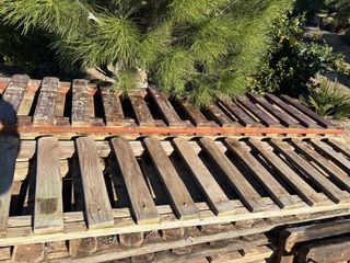 Valla de madera para jardín