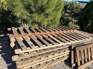 Valla de madera para jardín