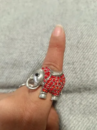 Anillo elefante ajustable