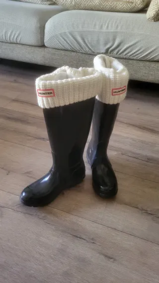 Botas de agua Hunter negras