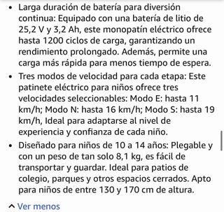 Patinete Eléctrico FanttikRide T9 Infantil