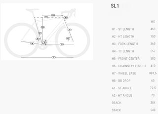 BH SL1 2.5 MD Bicicleta de Carretera