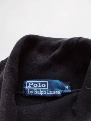 Jersey Polo Ralph Lauren cuello alto negro