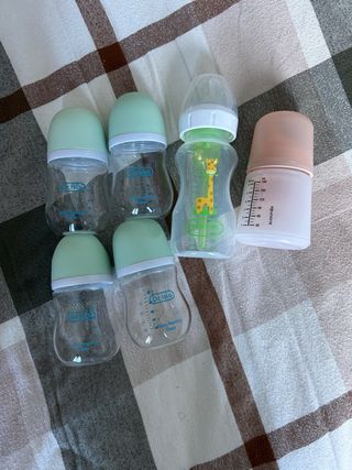 Lote Biberones Dr. Brown's y Suavinex