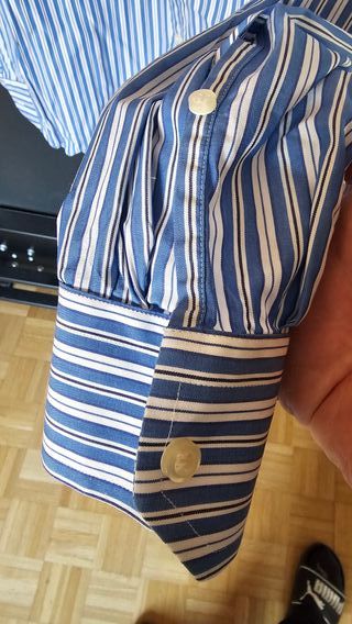 Camicissima Slim Fit Righe Blu/Bianco Taglia 41/16