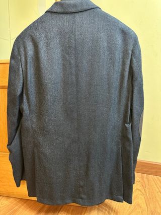 Americana Lana Titto Bluni Negra Talla 52