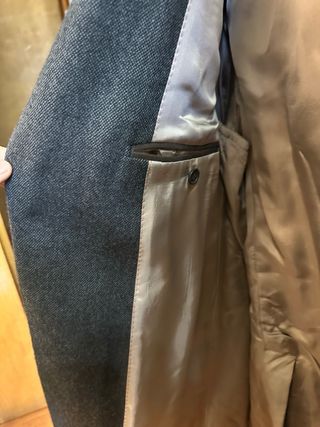 Americana Lana Titto Bluni Negra Talla 52