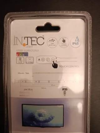 Striscia led rgb con presa USB