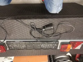 Portamatrículas para remolque/portabicicletas