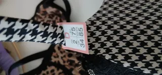 Sujetador Negro y Blanco