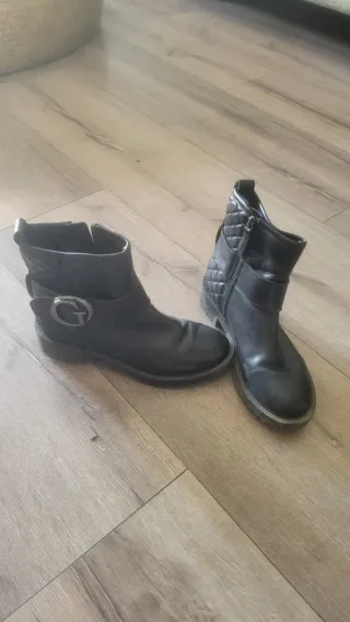 Botines Guess Negros Mujer