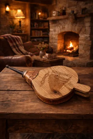 Fuelle chimenea retro