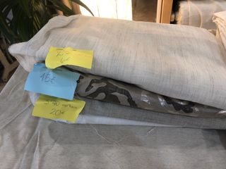 Cortinas nuevas beige y blancas