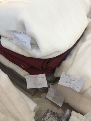 Cortinas nuevas beige y blancas