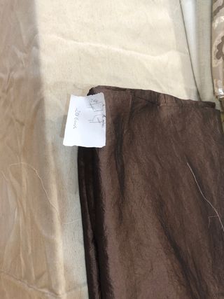 Cortinas nuevas beige y blancas