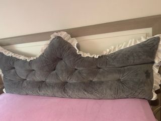 Cojín Reina Cama 150cm Gris