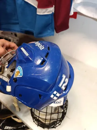 Casco de Hockey Warrior Azul talla S 53/57cm