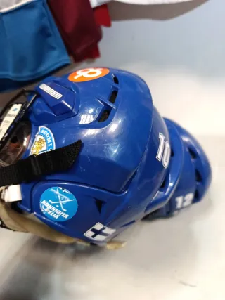 Casco de Hockey Warrior Azul talla S 53/57cm