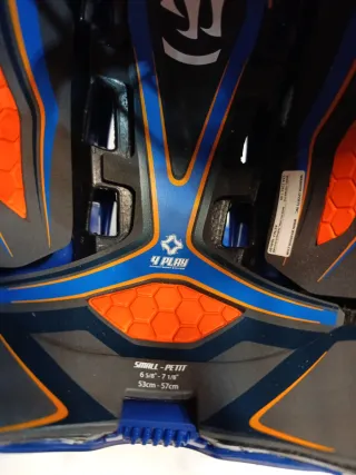 Casco de Hockey Warrior Azul talla S 53/57cm