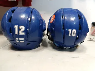 Casco de Hockey Warrior Azul talla S 53/57cm