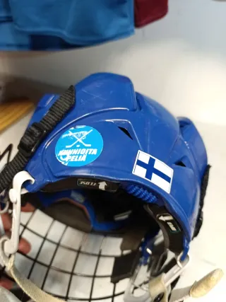 Casco de Hockey Warrior Azul talla S 53/57cm