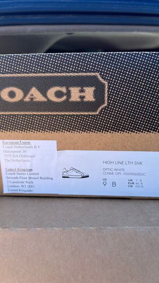 Zapatos Coach Blancos