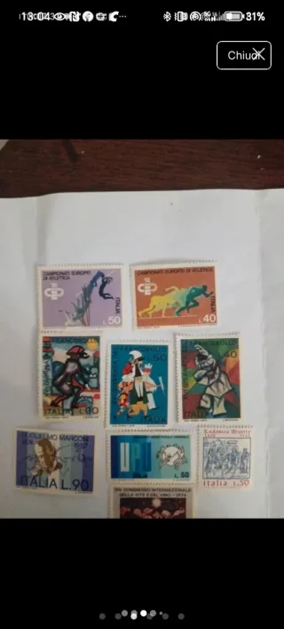 Francobolli italiani 1975/78 nuovi gommati