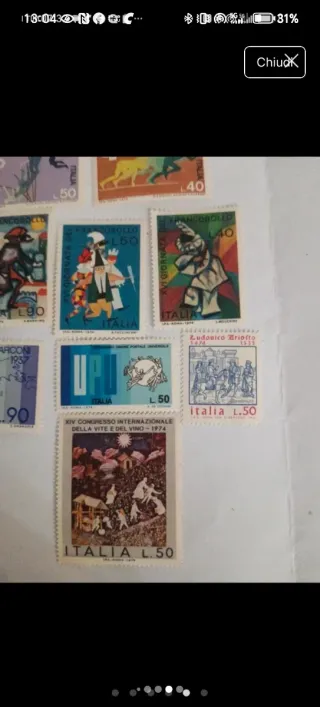 Francobolli italiani 1975/78 nuovi gommati