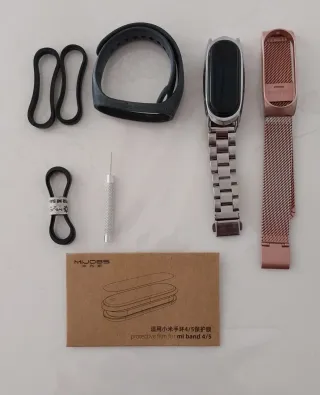 Xiaomi Mi Band Correa Metal Plata