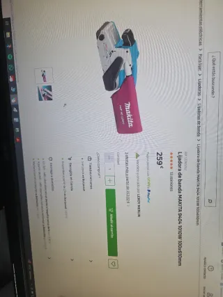 Lijadora de Banda Makita