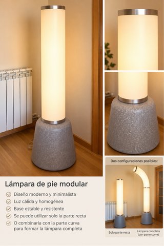 Lámpara de pie moderna