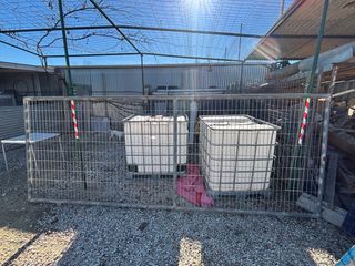 Puerta corredera metálica galvanizada