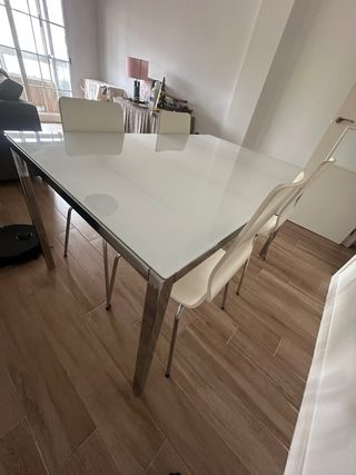 Mesa comedor cristal
