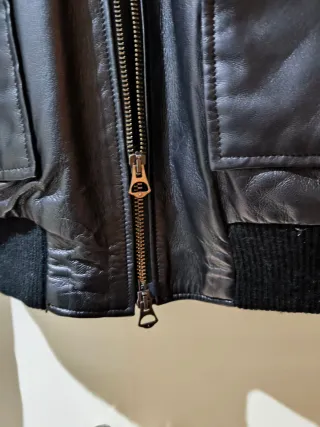 Chaqueta Bomber C.C. Negra Hombre