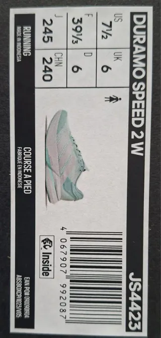 ADIDAS DURAMO SPEED 2 W Verde/Blanco