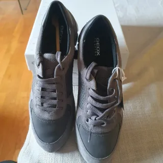 Geox Scarpe donna Pelle Grigio Taglia 40