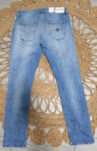 Pantalón Guess Azul Skinny Talla 32 (42 talla esp)