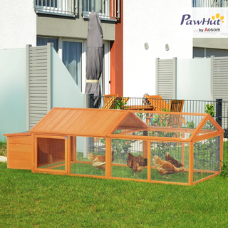 Pollaio per Galline da Esterno con Tetto Apribile