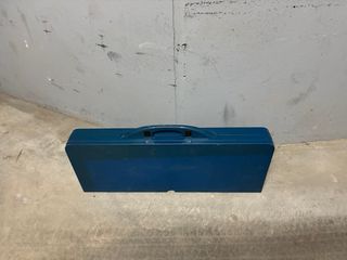 Mesa Plegable Camping con Bancos Azul