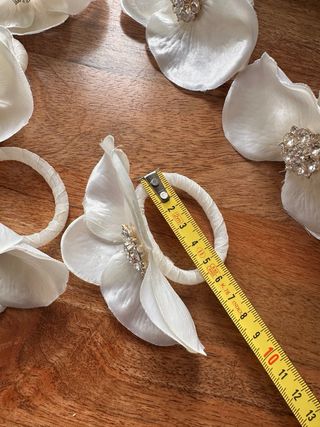 Servilleteros de Lujo con Flores y Diamantes