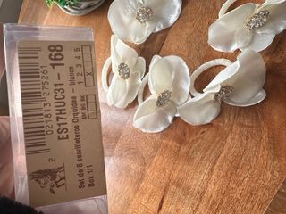 Servilleteros de Lujo con Flores y Diamantes