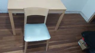 Mesa de estudio de madera color (+silla regalo)