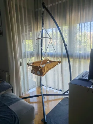 Soporte Silla Colgante / Hamaca Negro
