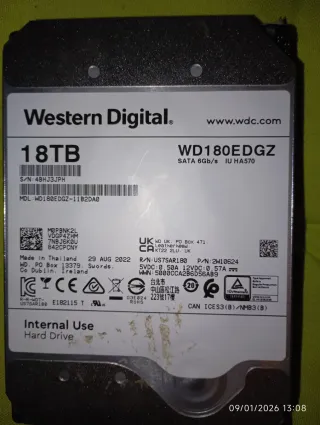 Disco Duro Interno Western Digital 18TB