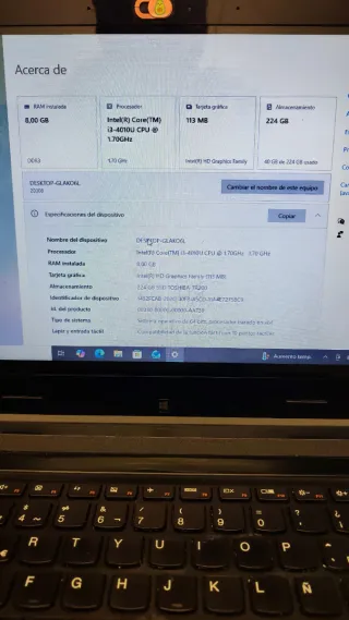 Lenovo Convertible Táctil 14 pulgadas